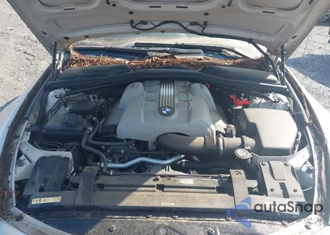 2005 BMW 645Ci из США, поврежденный, VIN WBAEK73415B327300